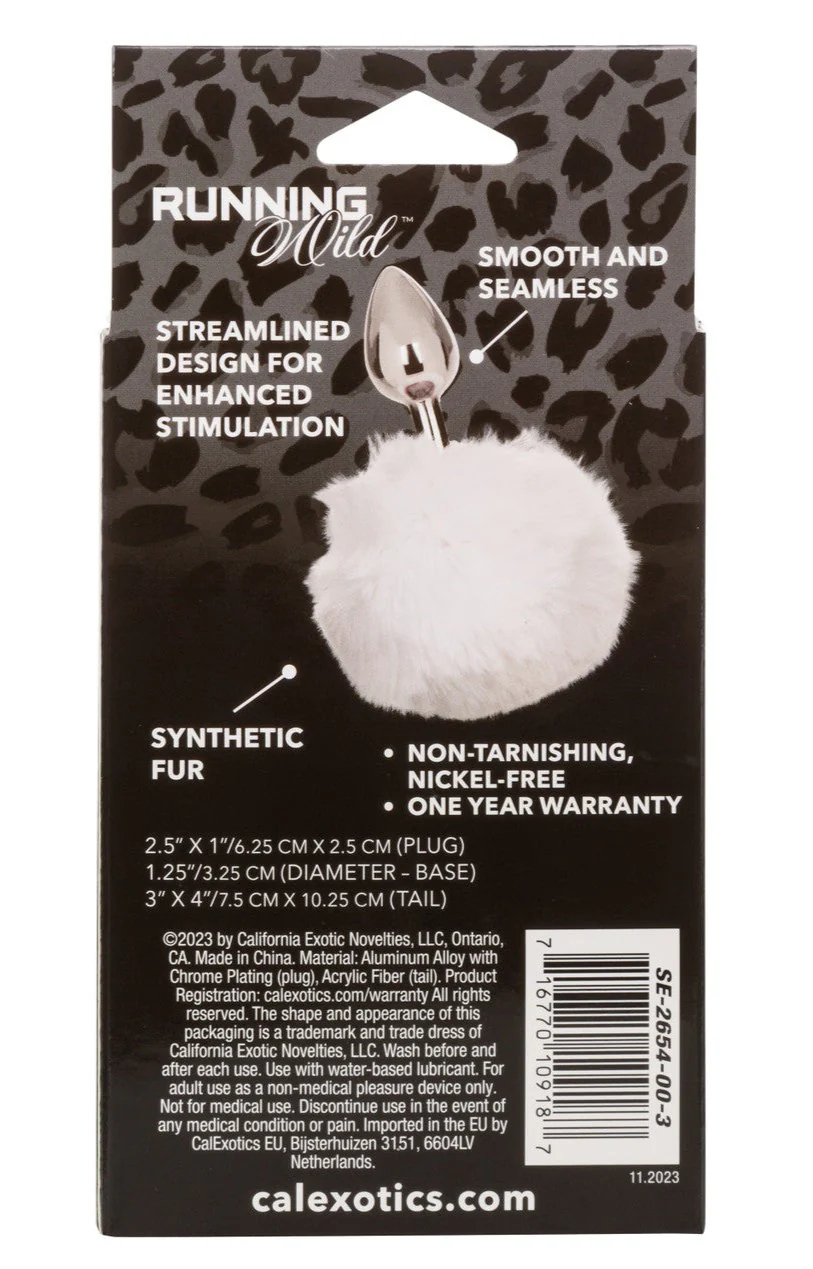 Running Wild White Bunny Tail - Image 3
