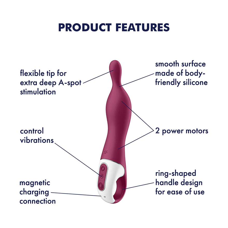 Satisfyer A-Mazing 1 Berry - Image 4