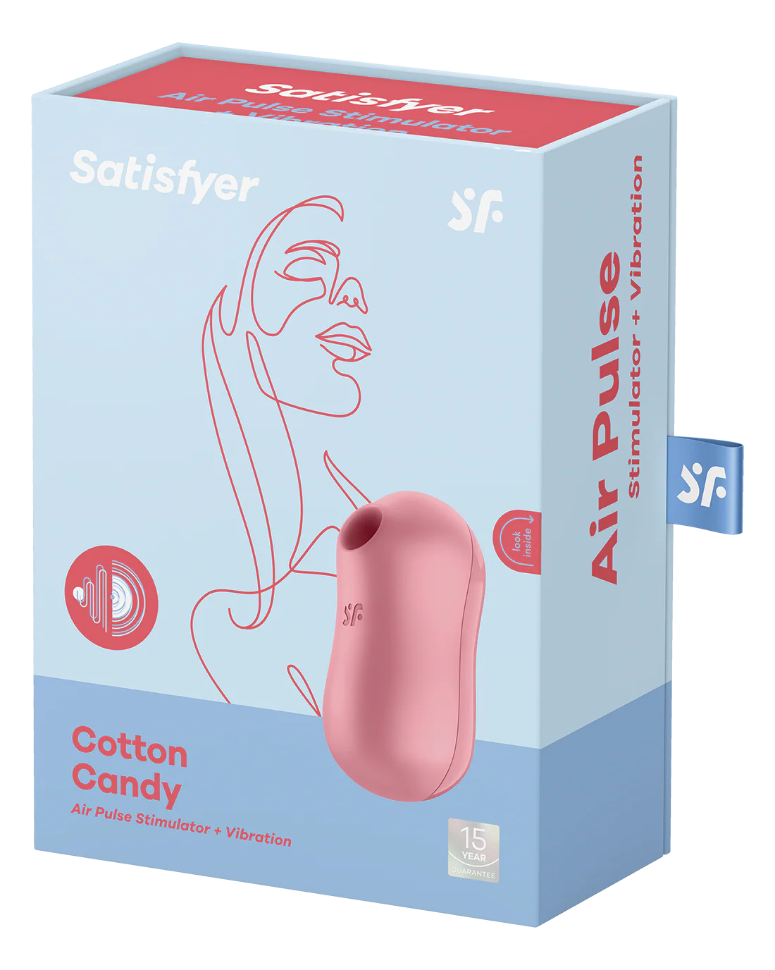 Satisfyer Cotton Candy Light Red