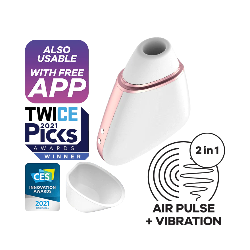 Satisfyer Love Triangle White - Image 2