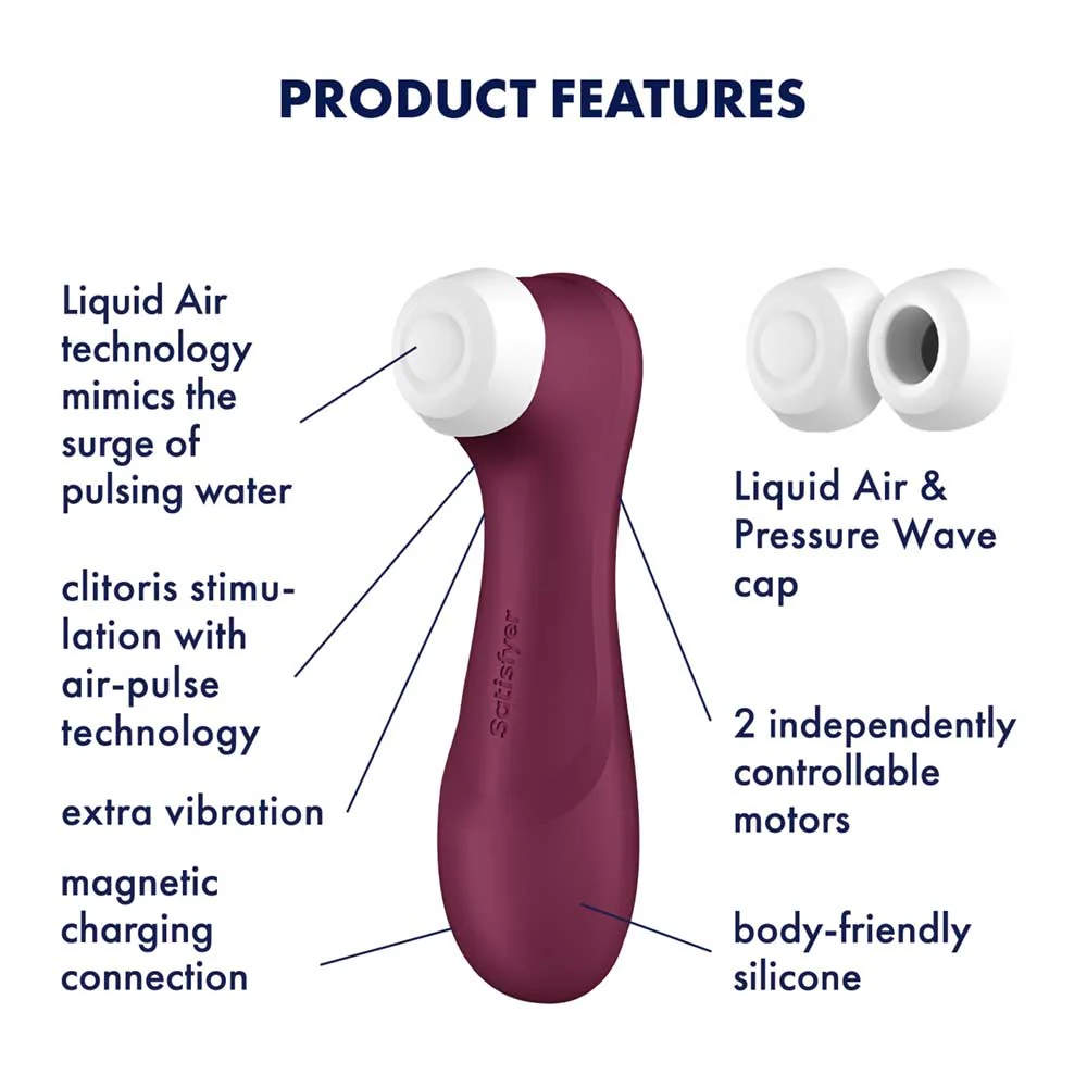 Satisfyer Pro 2 Gen 3 without App Wine Red - Image 2