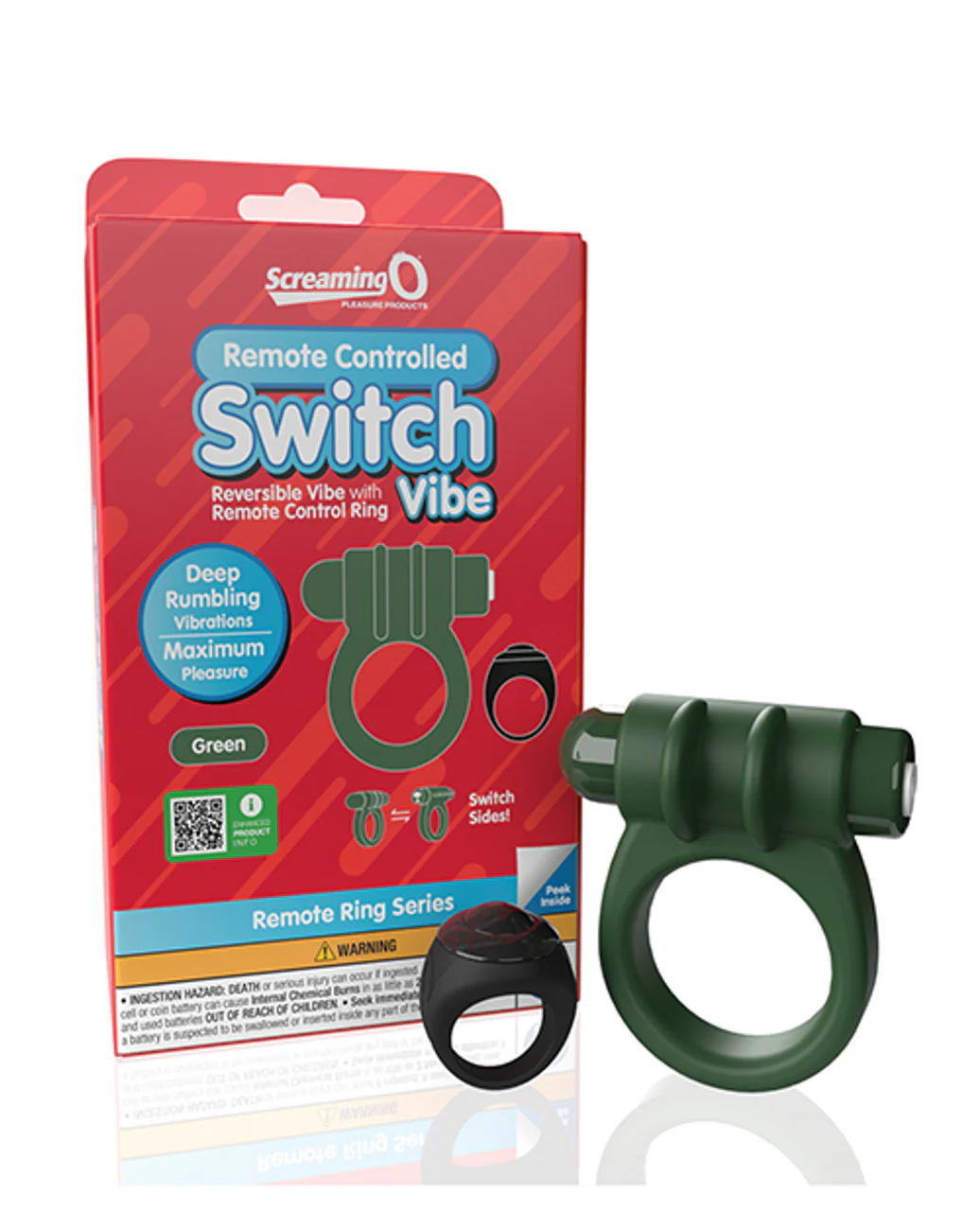 Screaming O Switch Vibe Ring Green - Image 3