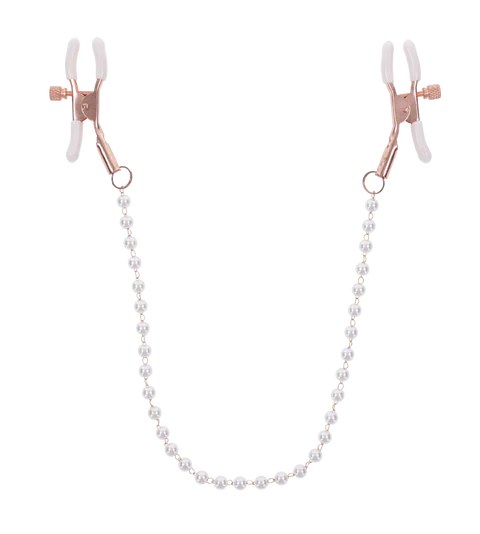 S&M Peaches ‘n Creame Pearl Nipple Clamps - Image 3