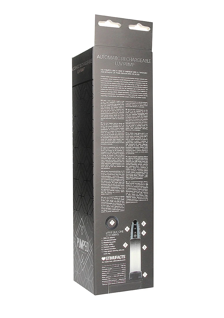 Pumped Automatic Rechargeable Luv Pump - Black 044BLK - Image 10
