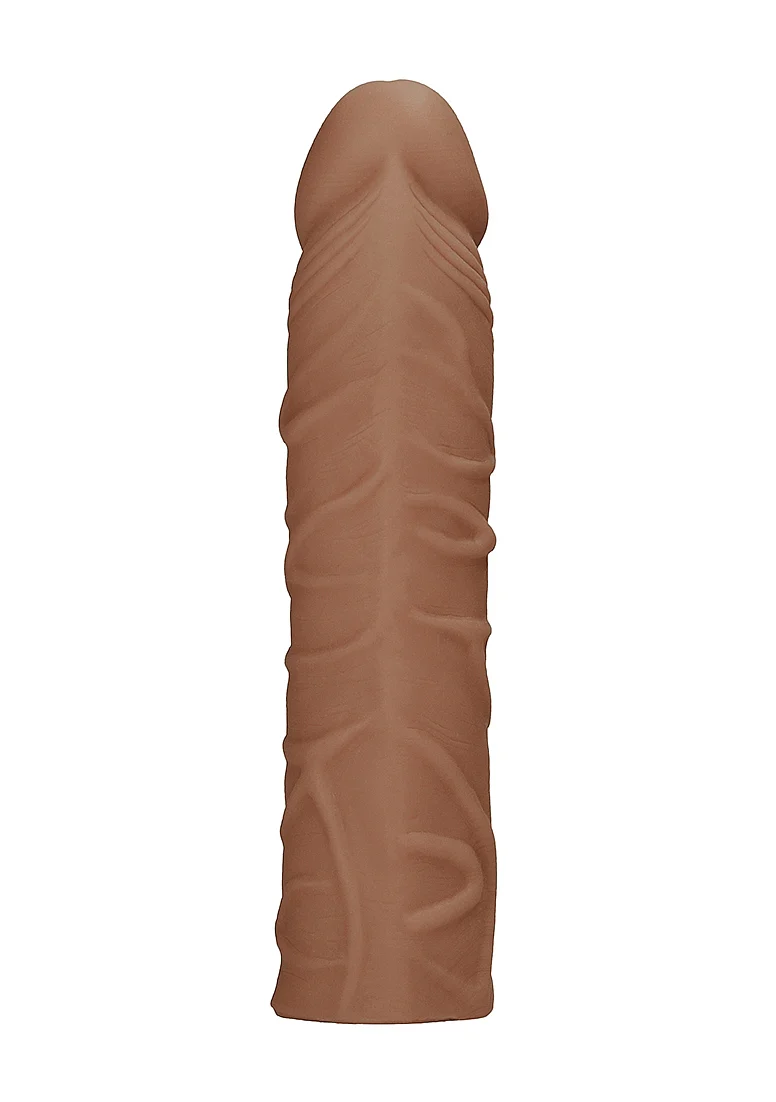 Realrock Penis Sleeve 7" Tan - Image 8