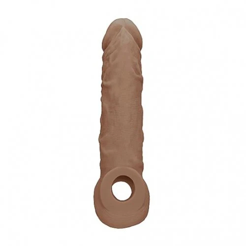 Realrock 8" Penis Sleeve Tan - Image 2