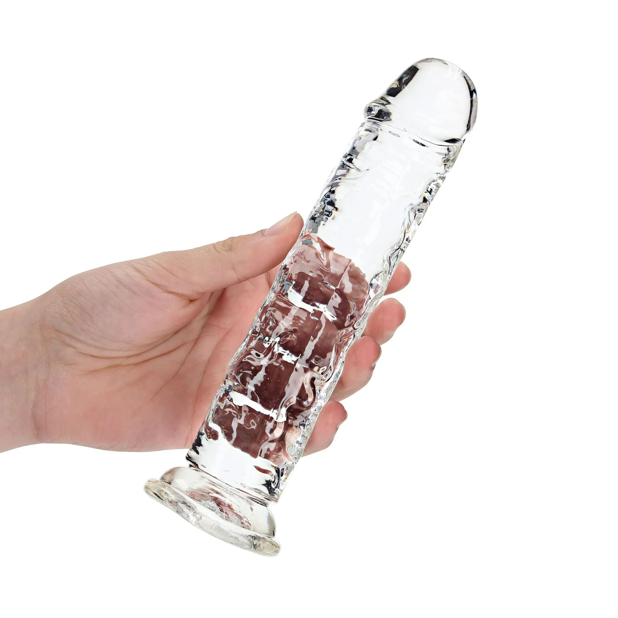 Realrock Clear Dildo 8" - Image 2