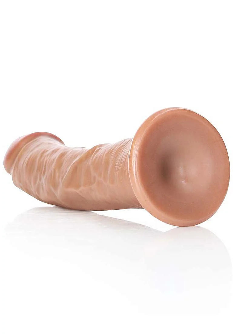 Realrock Curved 8" Dildo Tan - Image 4