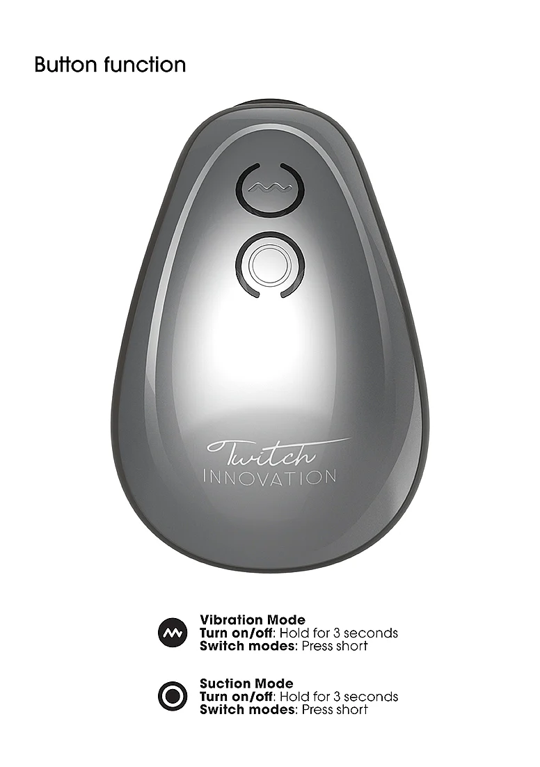 Shots Twitch Innovation Clitoral Stimulator Silver - Image 6