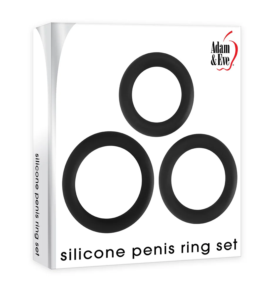 Adam & Eve Silicone Penis Ring Set
