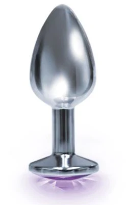 Silver Starter Plug Round Purple - Image 2