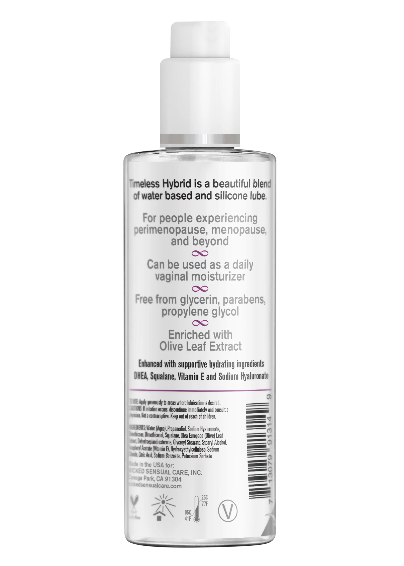 Wicked Simply Timeless Hybrid plus DHEA Lube 120ml - Image 2