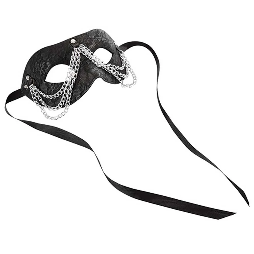 Sincerely Chained Lace Mask - Image 2