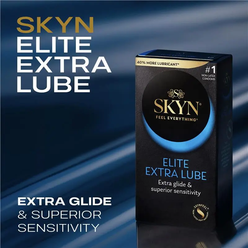 Skyn Elite Extra Lube Condoms 10 Pack - Image 4