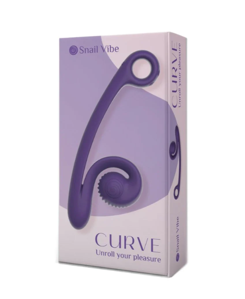 Snail Vibe Curve Vibrator Purple