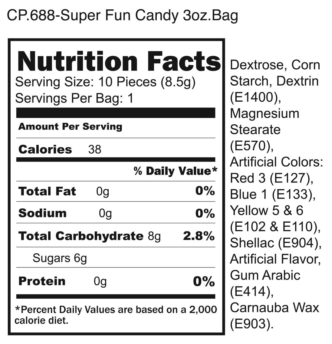 Super Fun Penis Candy 124pc Candy Bag - Image 2