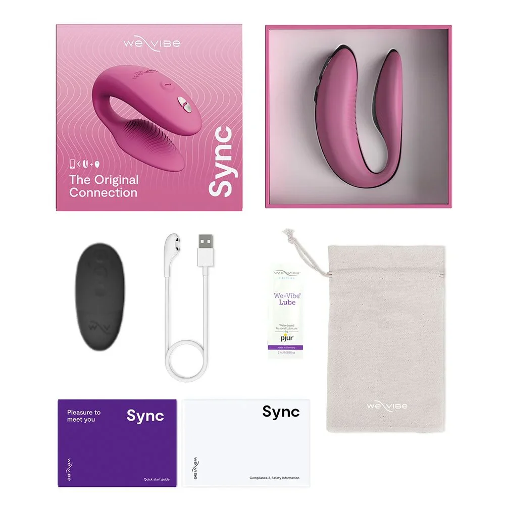 We Vibe Sync 2 Couples Vibrator Pink - Image 9