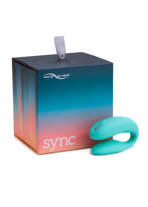 We Vibe Sync Couples Vibrator Aqua - Image 2