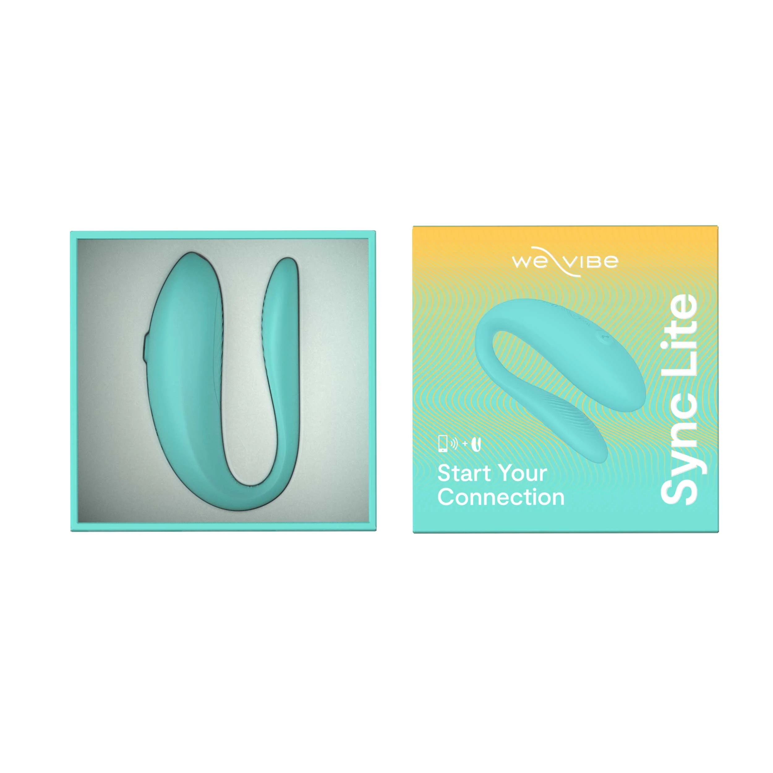 We Vibe Sync Lite Couples Vibrator Aqua - Image 2