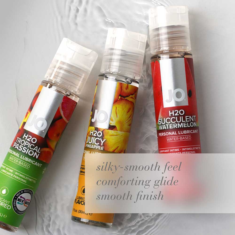 JO H2O Flavors Lube Succulent Watermelon 30ml - Image 3