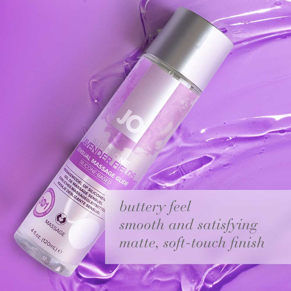 JO Sensual Massage Glide Lavender 30ml - Image 4