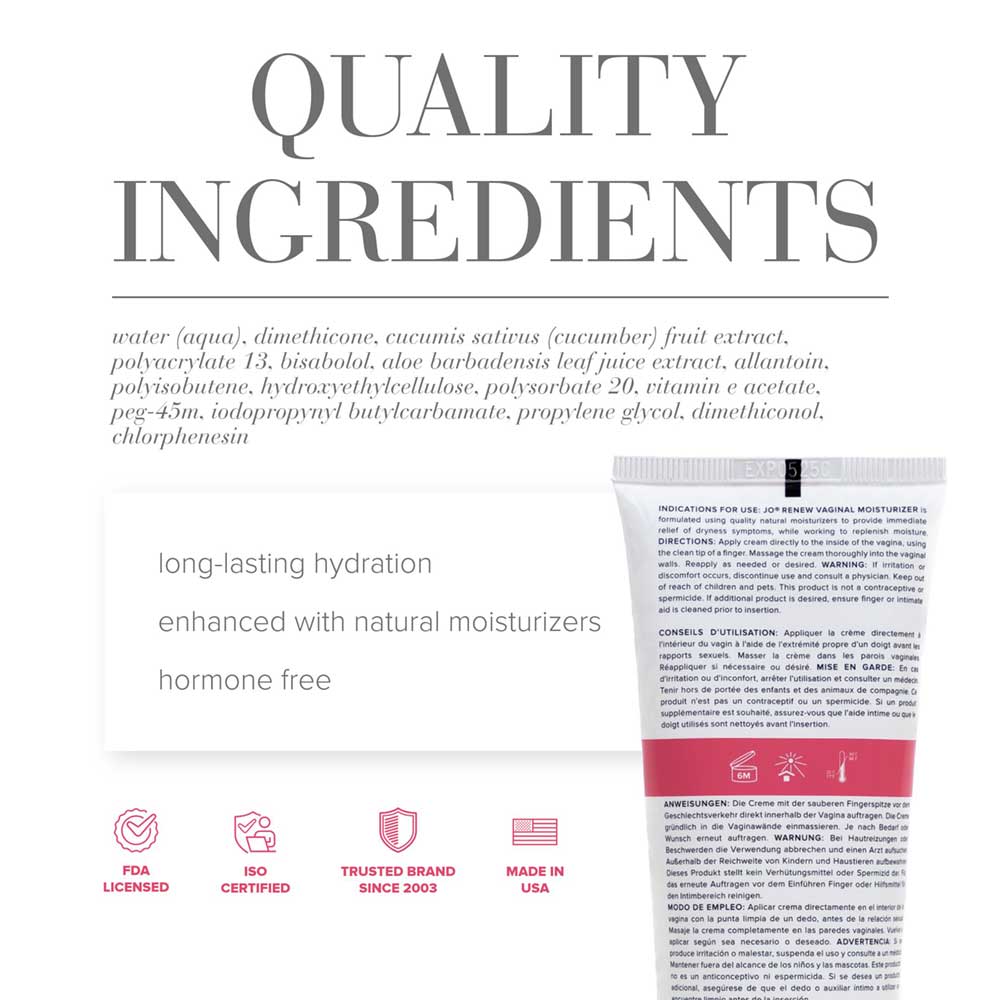 JO Renew Vaginal Moisturiser 120ml - Image 3