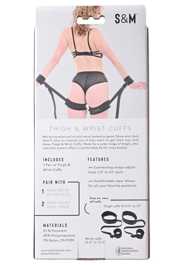 S&M Thigh & Wrist Cuffs - Image 5