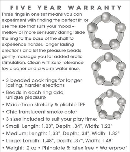 Zero Tolerance Three Amigos Rings - Image 4