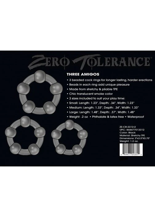 Zero Tolerance Three Amigos Rings - Image 5