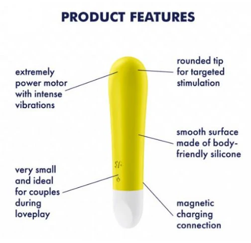 Satisfyer Ultra Power Bullet 1 Yellow - Image 3