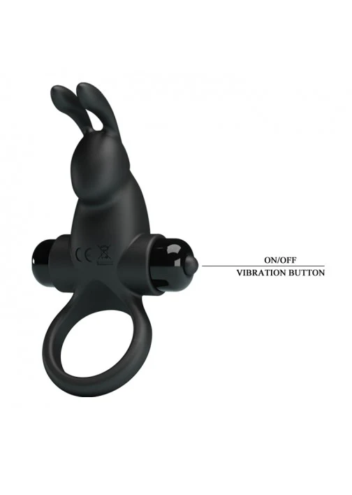 Vibrant Penis Ring I Black - 204 - Image 3