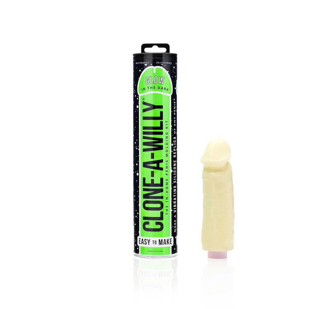 Clone-A-Willy Vibrating DIY Dildo Kit Green Glow in The Dark - Image 2