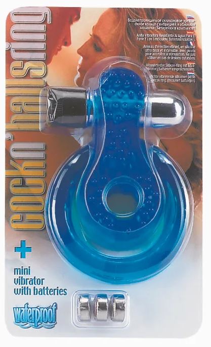 Cock N Balls Vibrating Ring Blue - Image 2