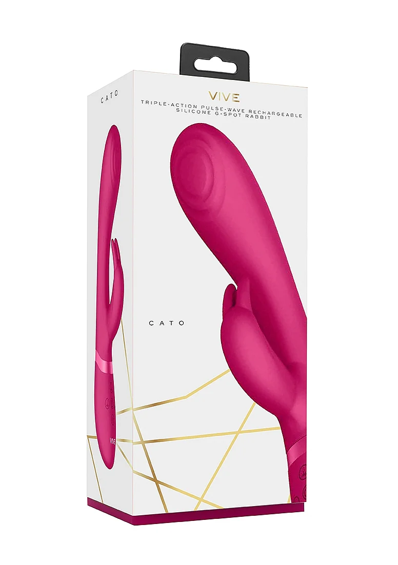 Vive Cato G-spot Rabbit Vibe - Pink