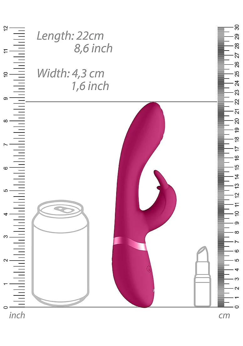 Vive Cato G-spot Rabbit Vibe - Pink - Image 4