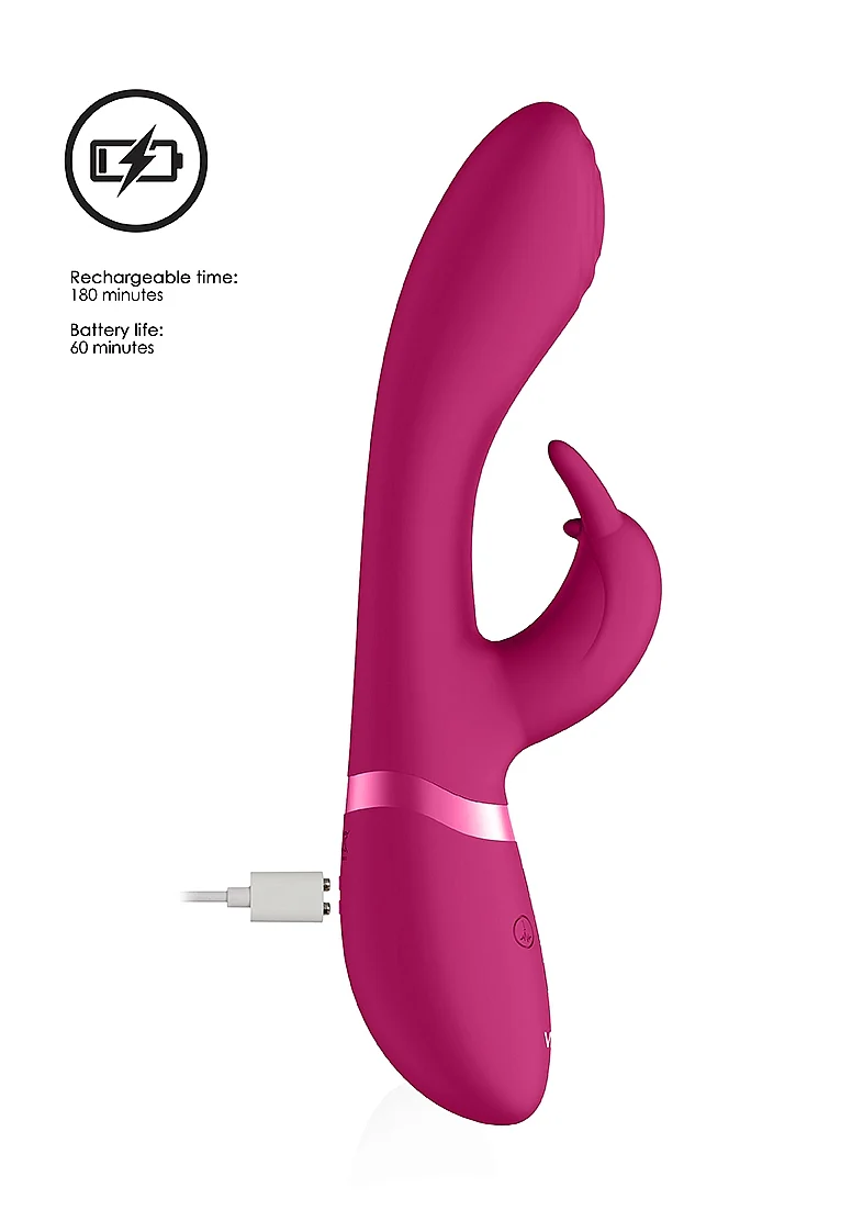 Vive Cato G-spot Rabbit Vibe - Pink - Image 7