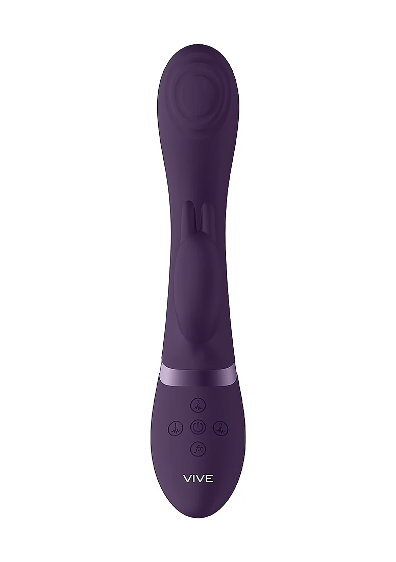Vive Cato G-spot Rabbit Vibe - Purple - Image 13