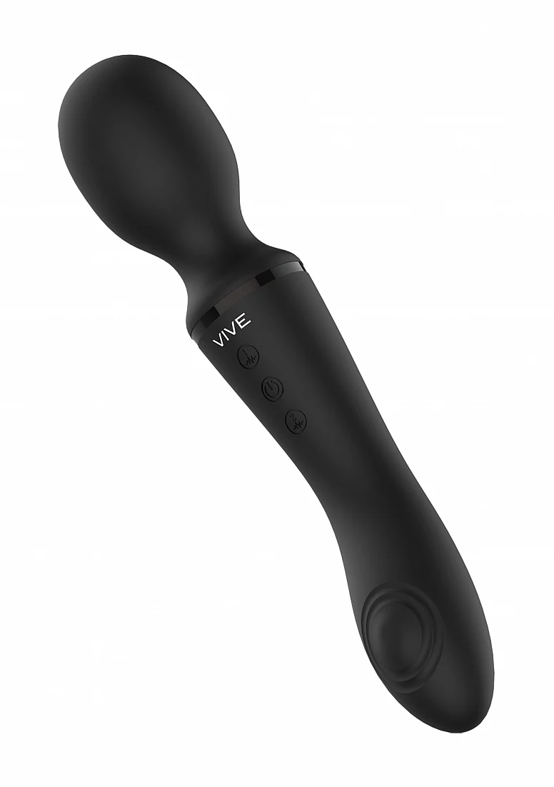 Vive Enora Double Ended Pulse Wave Wand - Black - Image 3