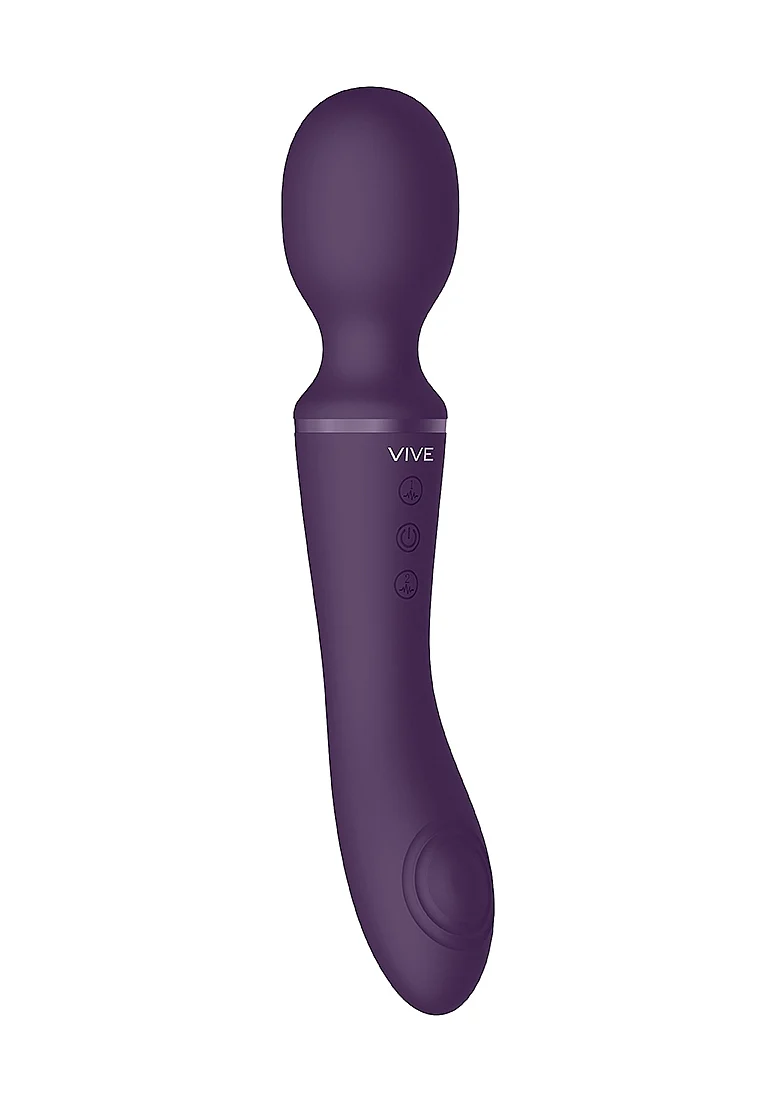 Vive Enora Double Ended Pulse Wave Wand - Purple - Image 2