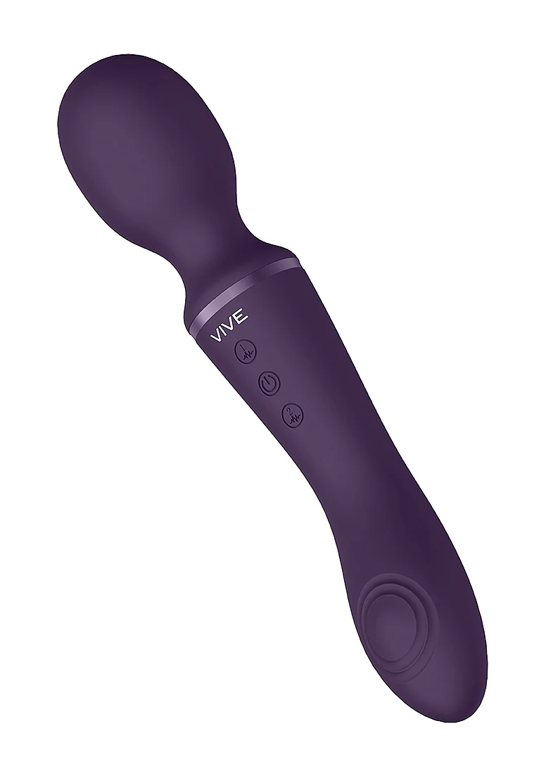 Vive Enora Double Ended Pulse Wave Wand - Purple - Image 3