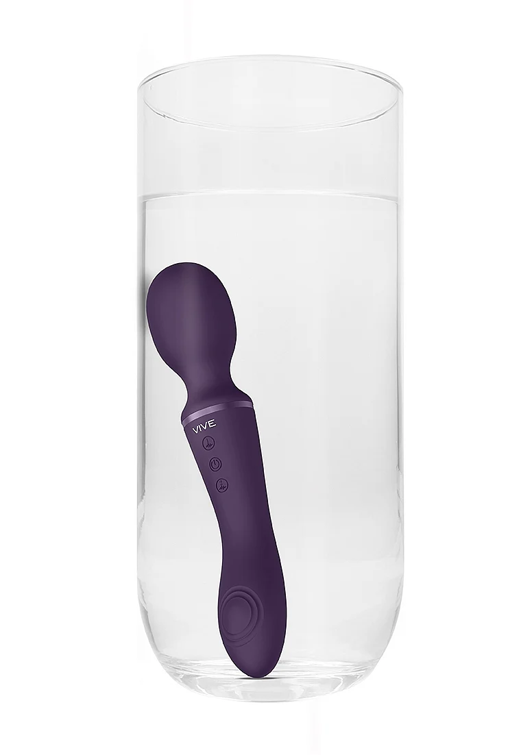 Vive Enora Double Ended Pulse Wave Wand - Purple - Image 7