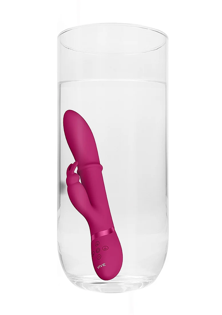 Vive Halo Rechargeable Rabbit Vibrator Pink - Image 10