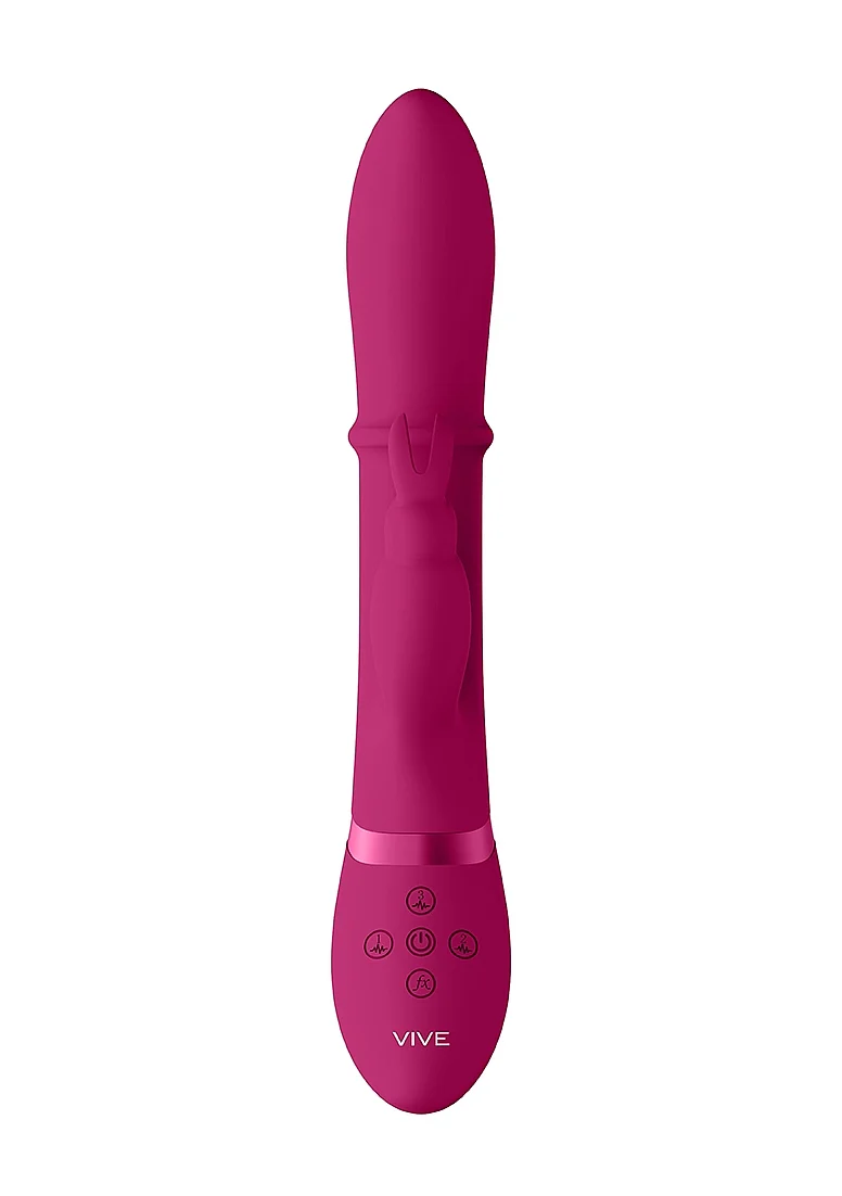 Vive Halo Rechargeable Rabbit Vibrator Pink - Image 14