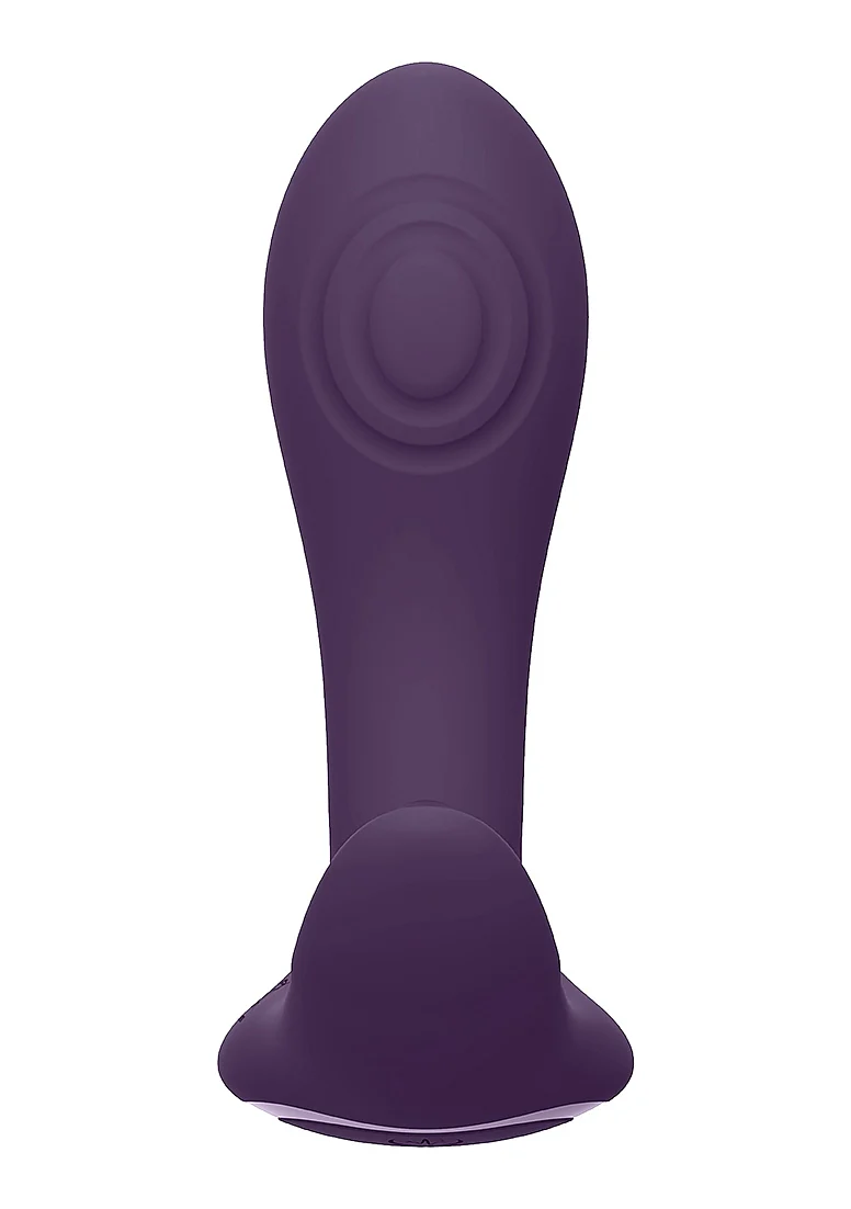 Vive Kata Rechargeable Triple Motor Hands-Free Silicone Vibrator - Purple - Image 6