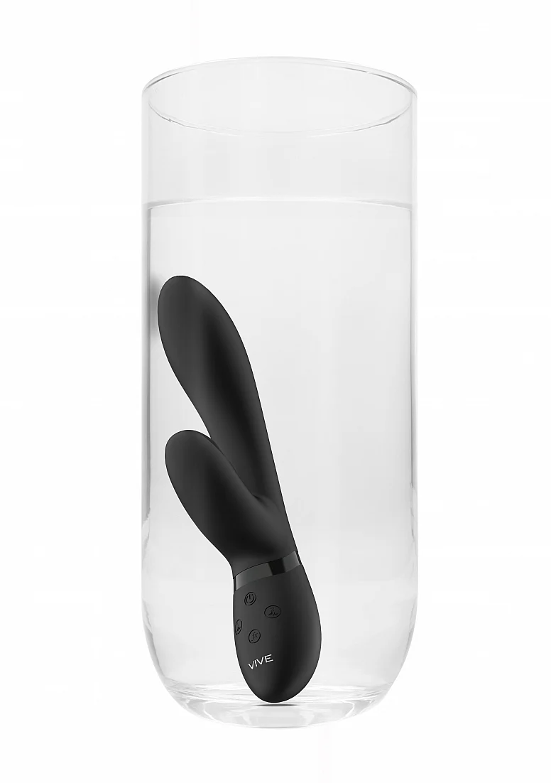 Vive Kyra Pulse-Wave Clitoral Rabbit Vibrator - Black - Image 6