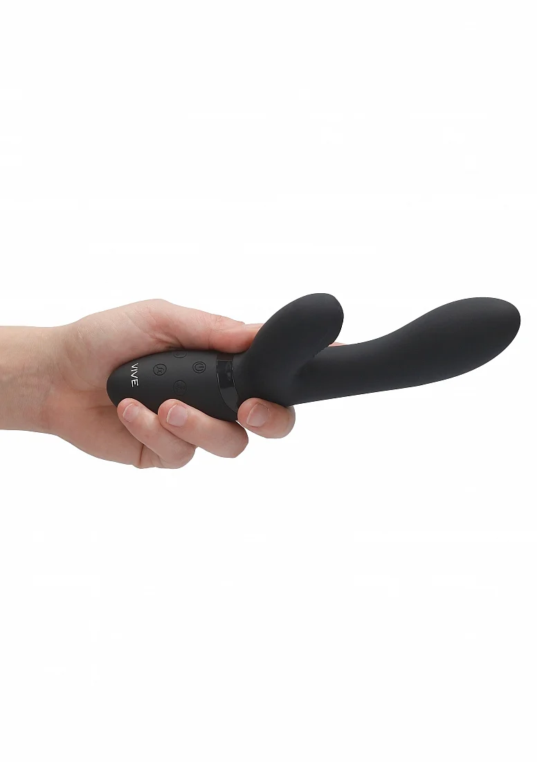 Vive Kyra Pulse-Wave Clitoral Rabbit Vibrator - Black - Image 8