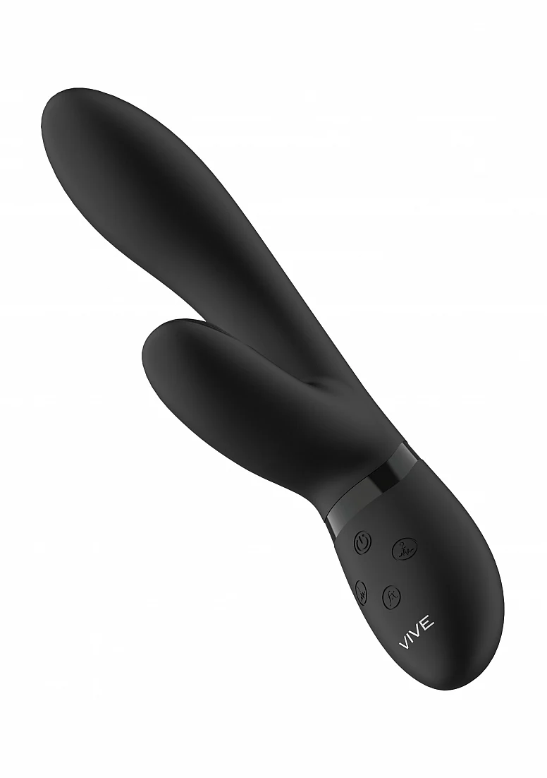 Vive Kyra Pulse-Wave Clitoral Rabbit Vibrator - Black - Image 9