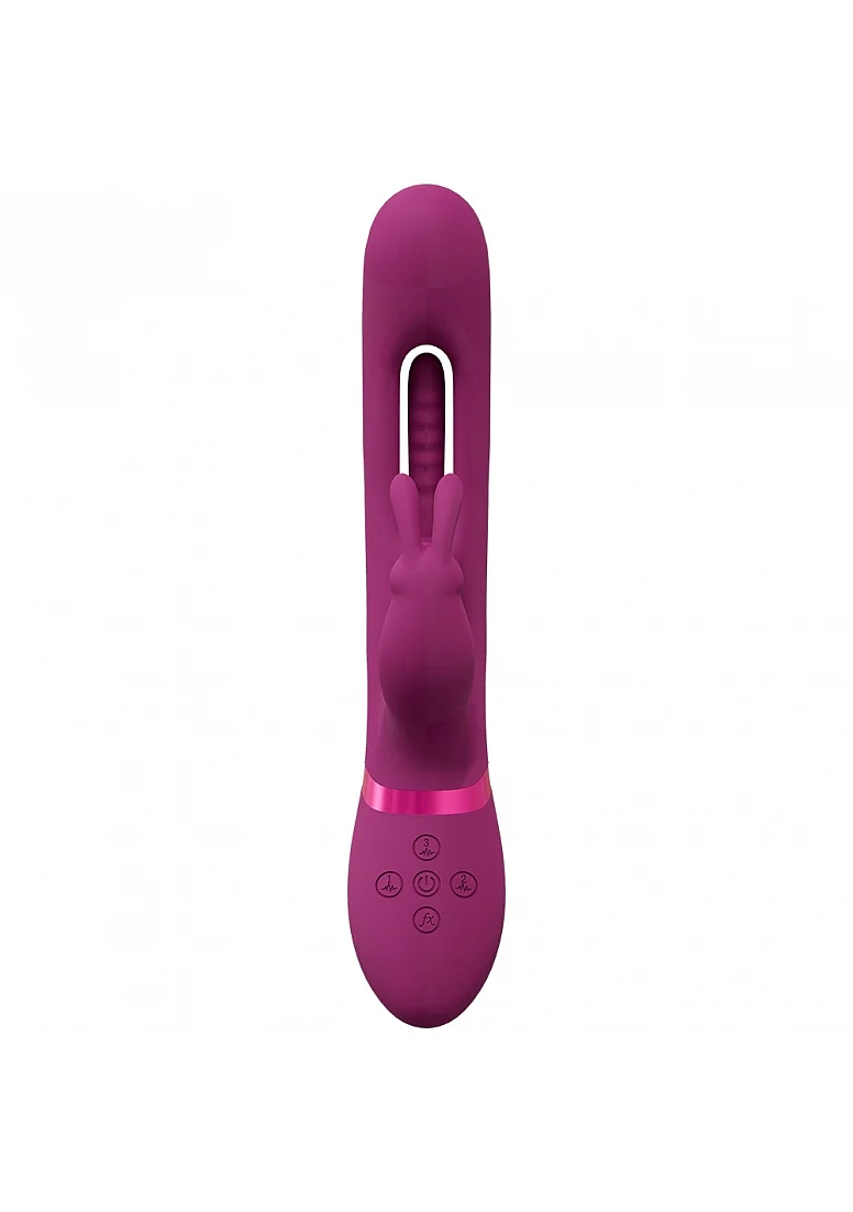 Vive Mika Triple Rabbit with G-Spot Flapping - Pink - Image 4