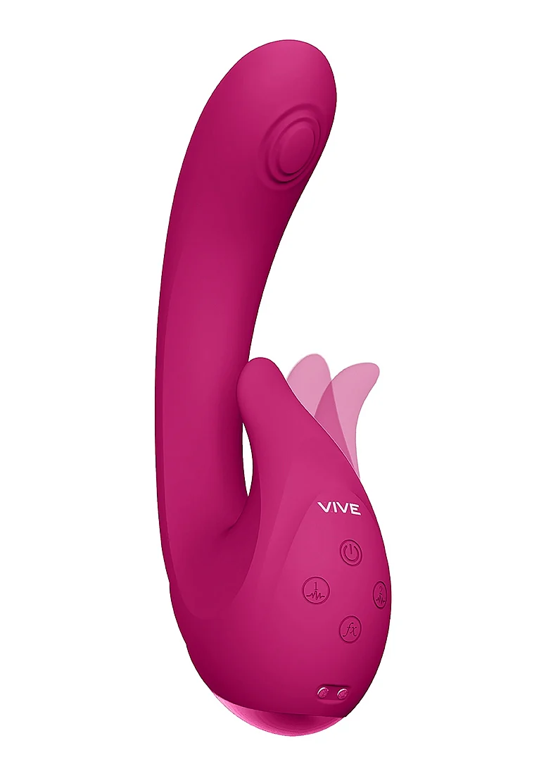 Vive Miki Pulse-Wave & Flickering G-Spot Vibrator - Pink - Image 2