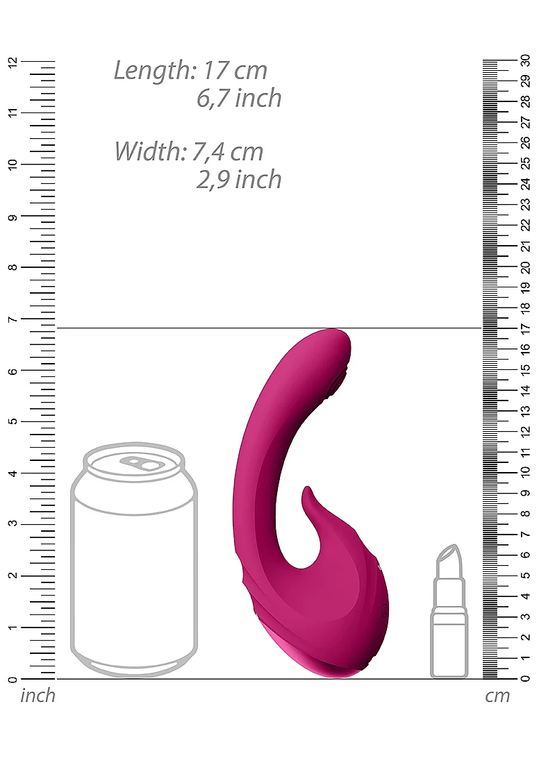 Vive Miki Pulse-Wave & Flickering G-Spot Vibrator - Pink - Image 7
